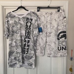 Ecko Unlimited Kids Pajama Set - Black and White